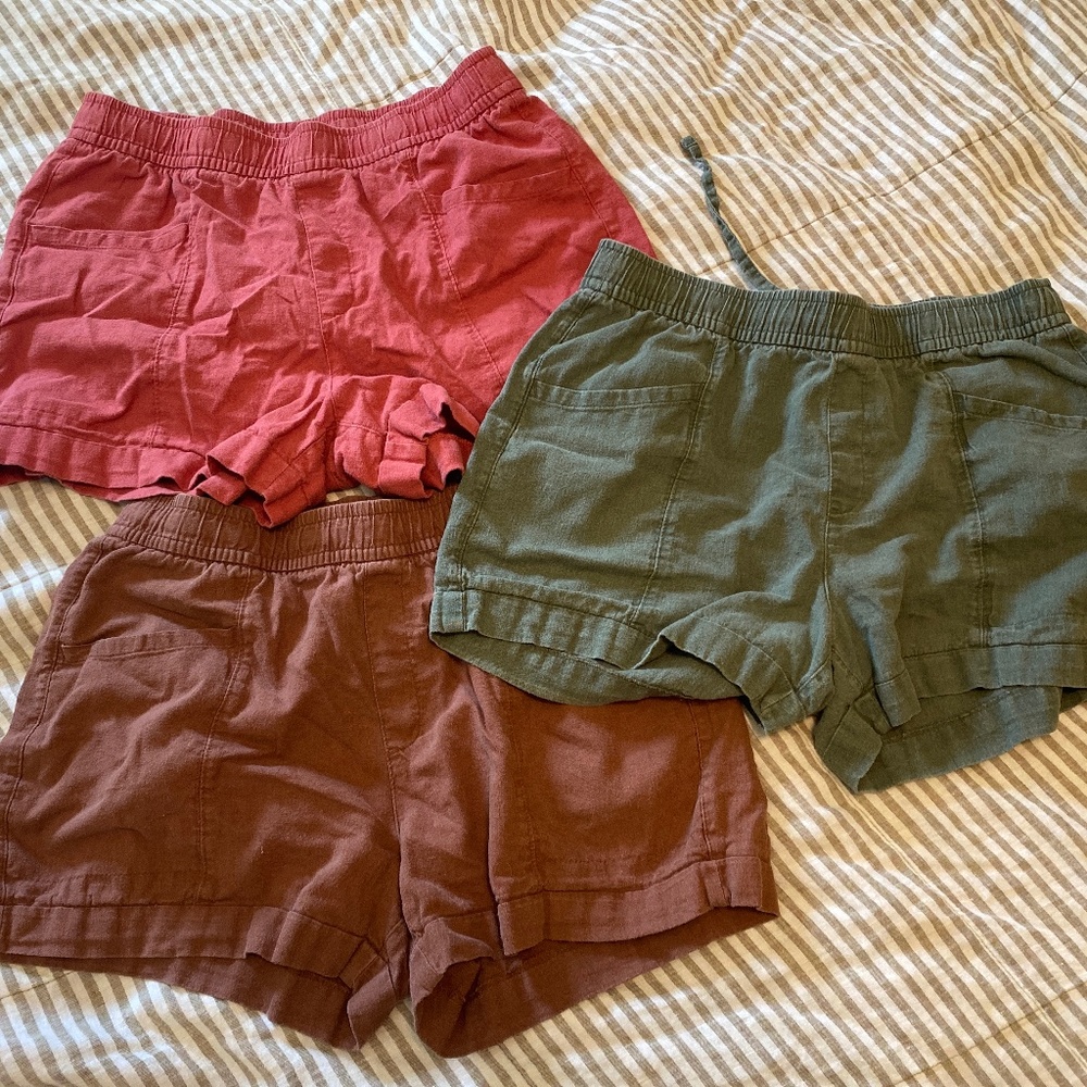 Old navy linen short bundle